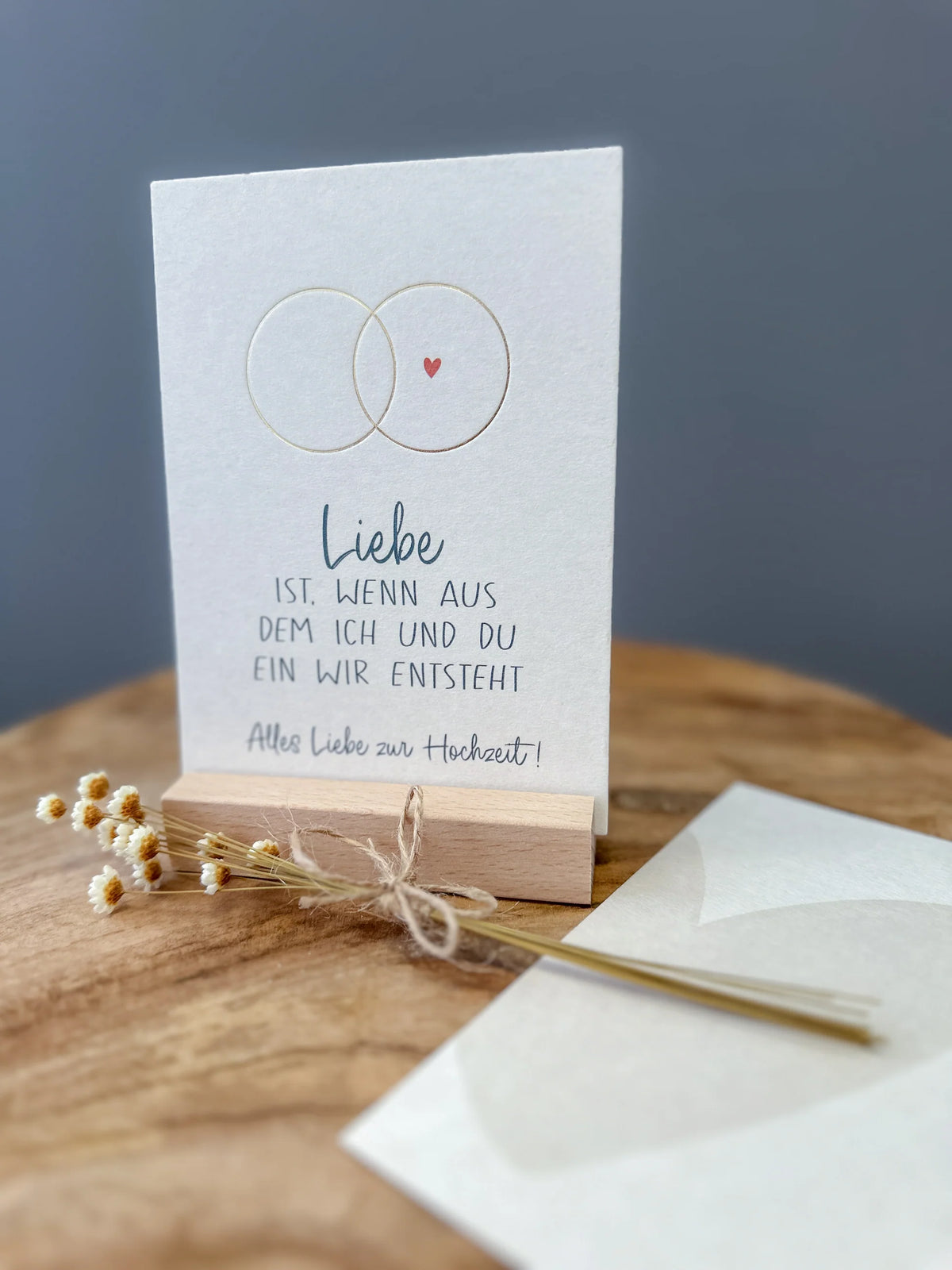 Postkarte A6. Liebe