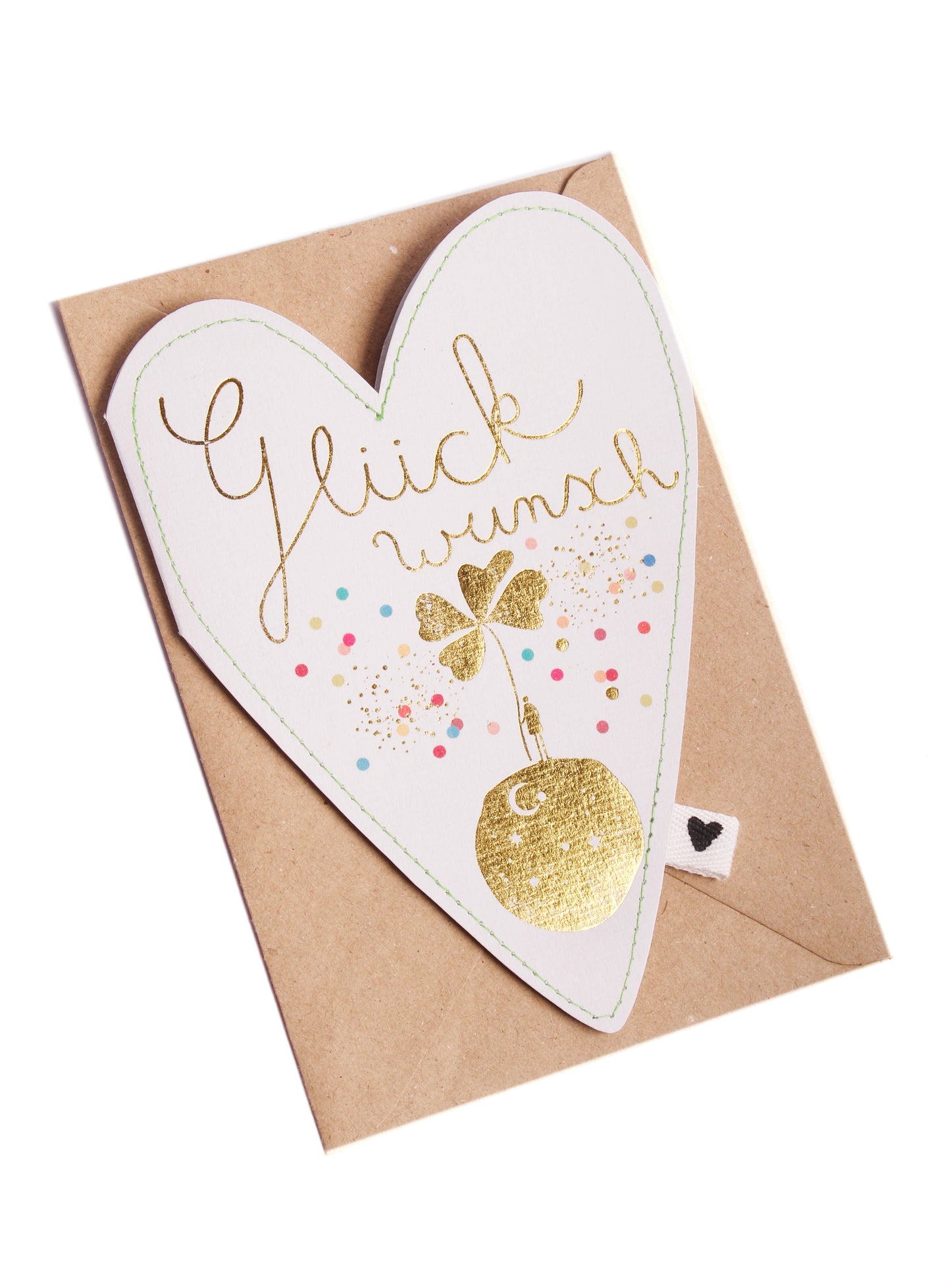 Herzkarte Glückwunsch