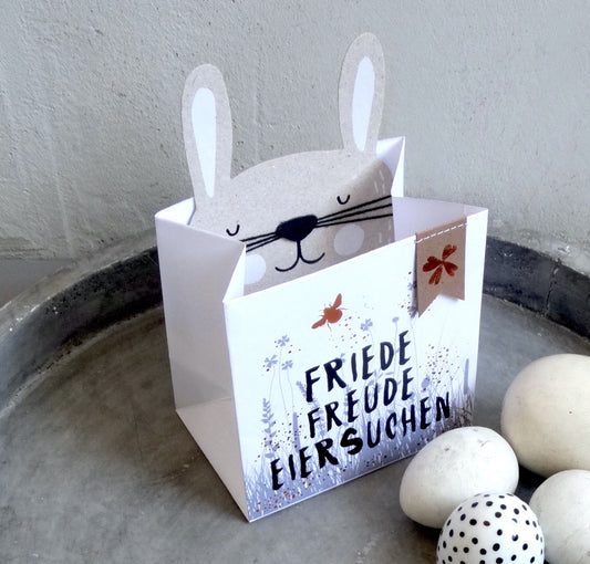 Eiertüte "Friede Freude Eiersuchen"
