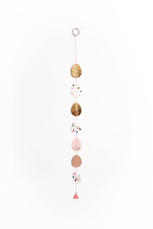 Eierkette Bunte Punkte