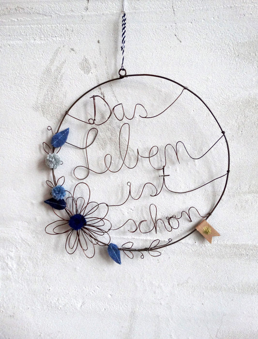 Blumenkränze "Das Leben ist schön"