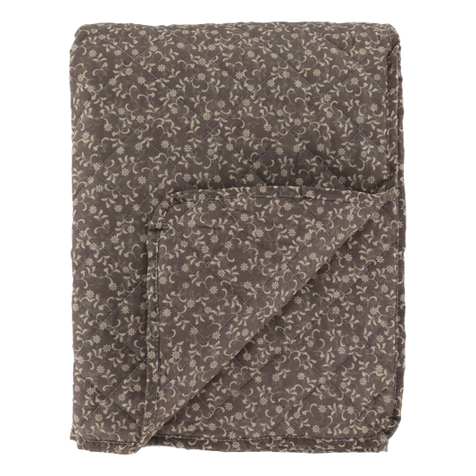 Decke / Tagesdecke / Quilt mit Blumen 180x130 cm