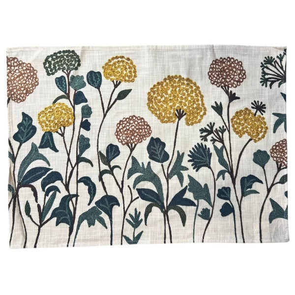 Geschirrhandtuch 50x70 cm mustard yellow, beige background