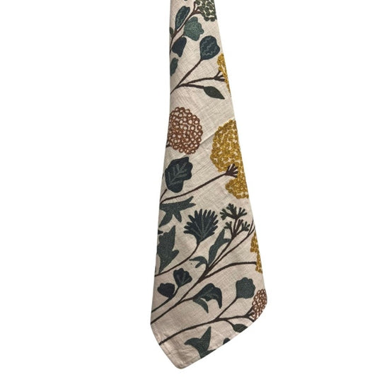 Geschirrhandtuch 50x70 cm mustard yellow, beige background