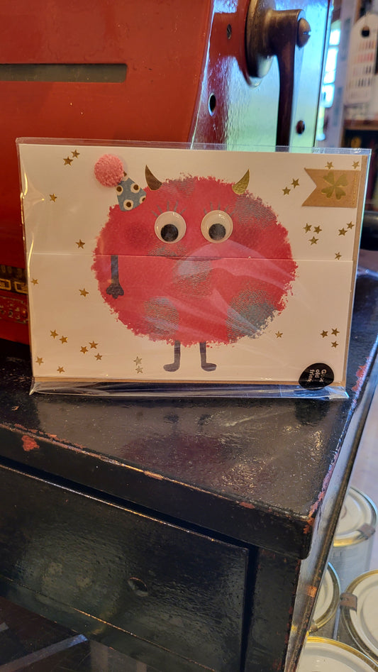 Monsterkarte "rotes Monster"