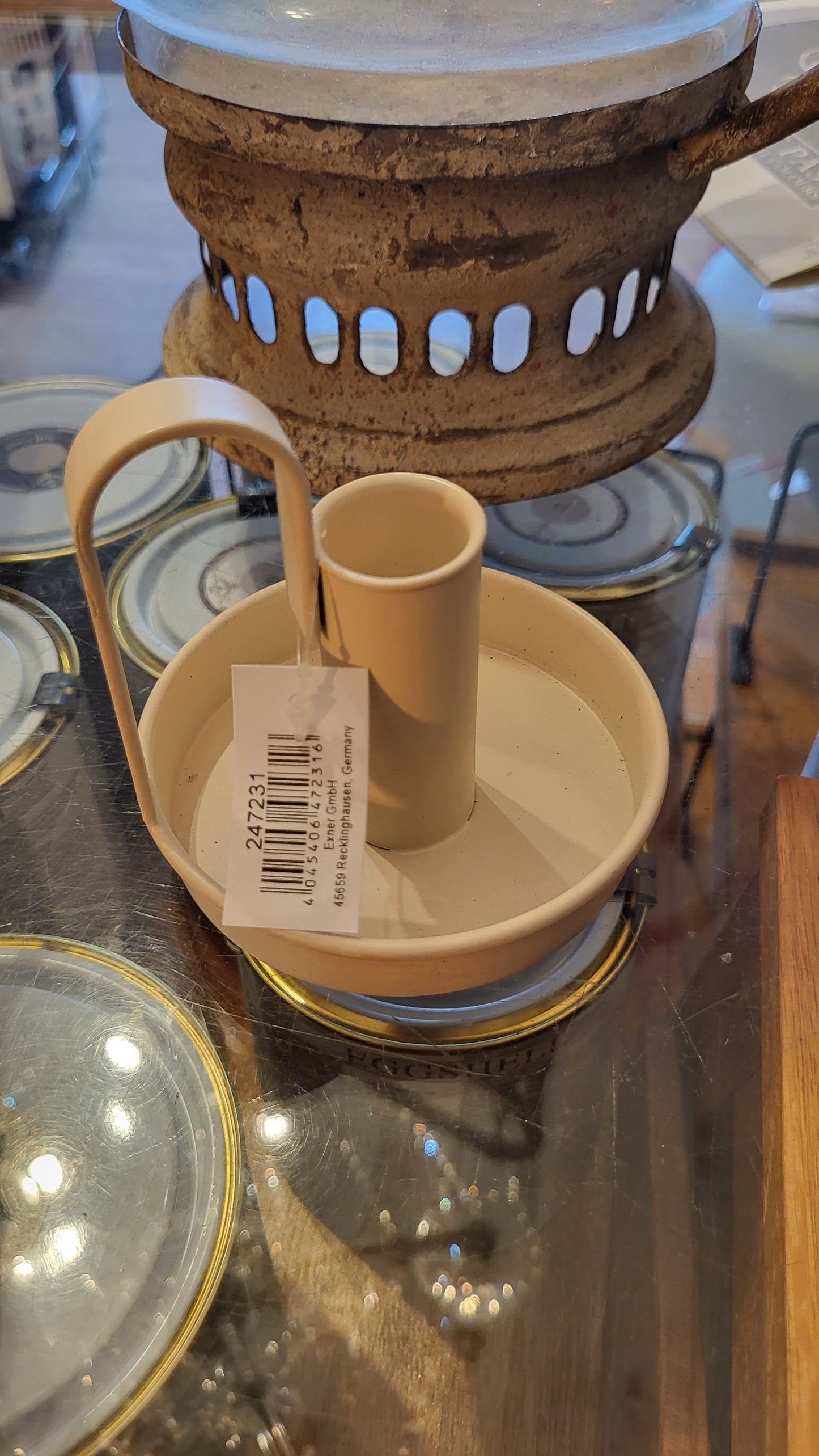 Kerzenhalter creme