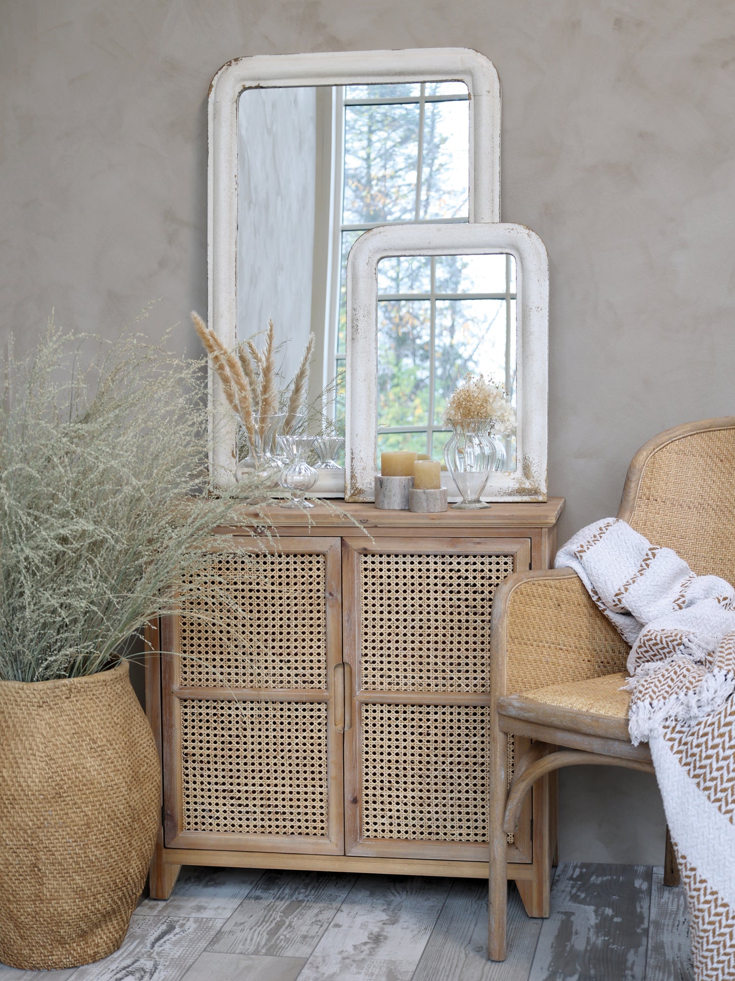 Spiegel antique Creme