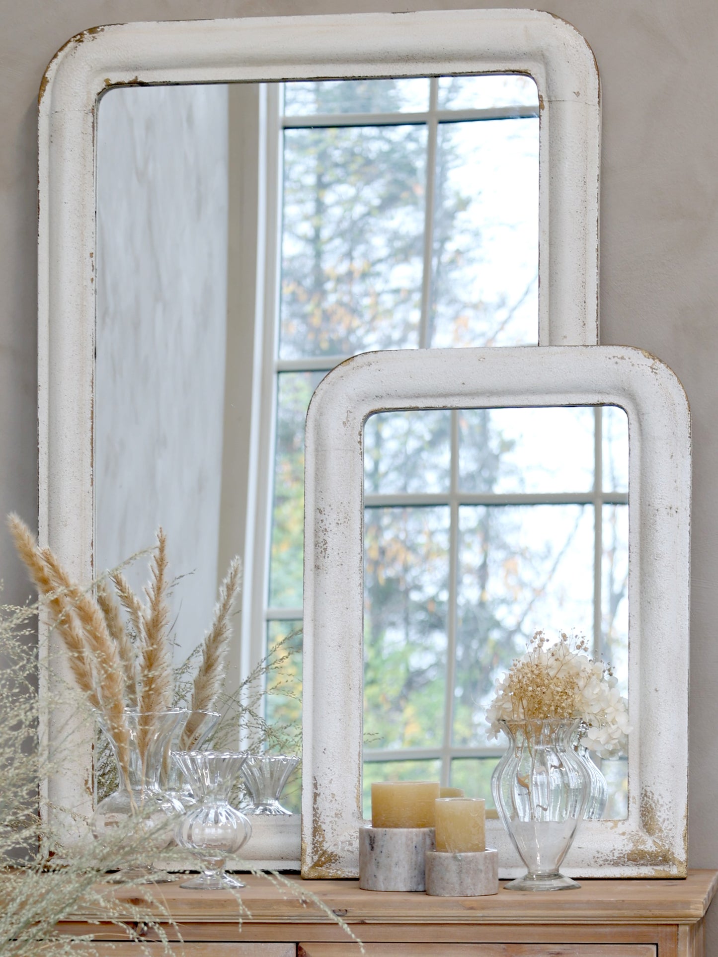 Spiegel antique Creme