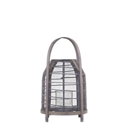 Laterne geflochten mit Netz