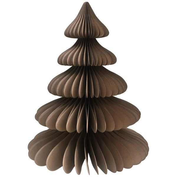 Tannenbaum Papier braun