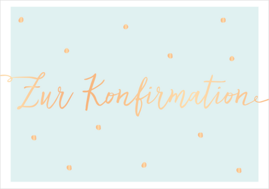 Konfirmationskarte / Doppelkarte