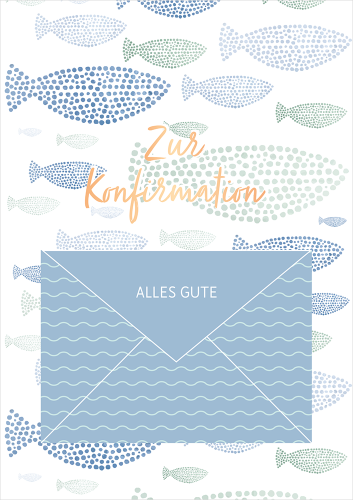 Konfirmationskarte / Doppelkarte