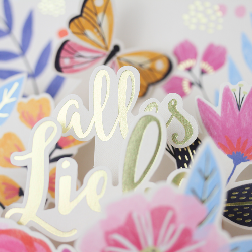 "Zum Geburtstag Alles Liebe" Pretty PopUp Cards