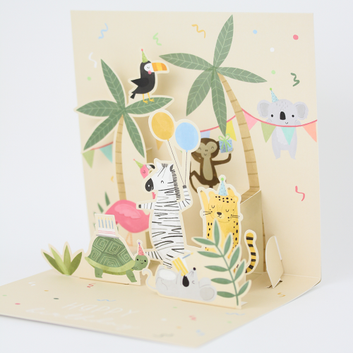 "Lass dich feiern" Pretty PopUp Cards