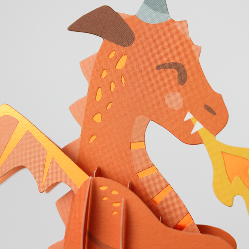 "Drachenstarke Geburtstagsgrüße" Pretty PopUp Cards