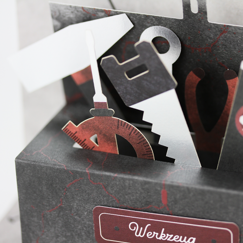 "Du bist nicht nur der Hammer..." Pretty PopUp Cards