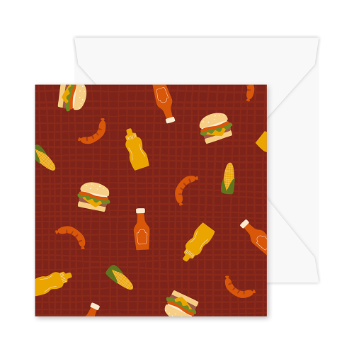 "King of the Grill" Pretty PopUp Cards