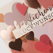 "Herzlichen Glückwunsch" Pretty PopUp Cards
