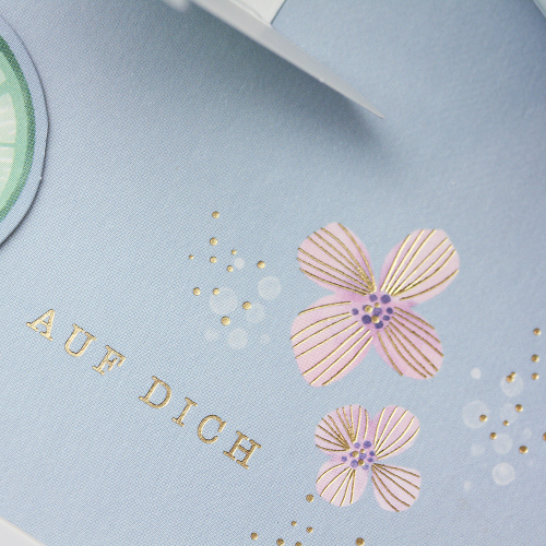 "Auf Dich" Pretty PopUp Cards
