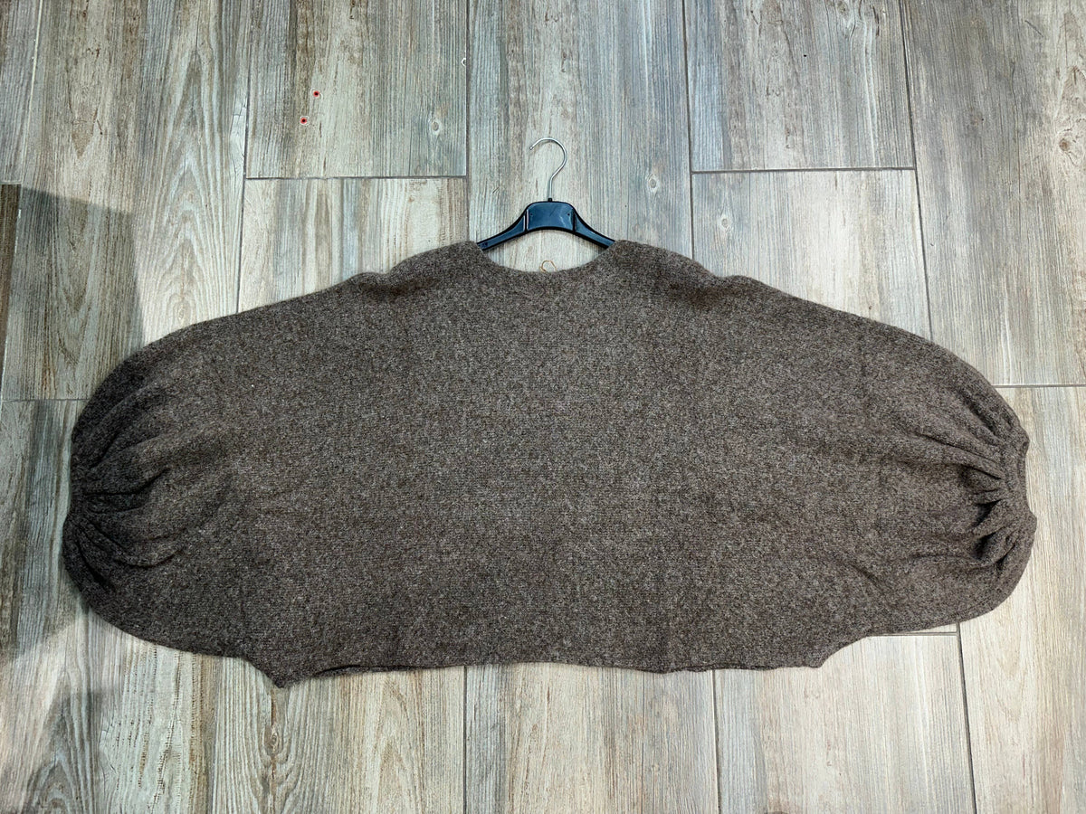 Oversize-Pullover mit Ballonärmeln REF. 52082: Dunkles Taupe