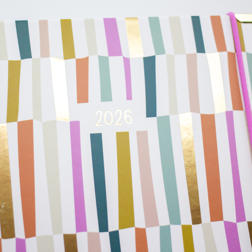 Kalender 2026 Terminplaner A5 Premium Bunt