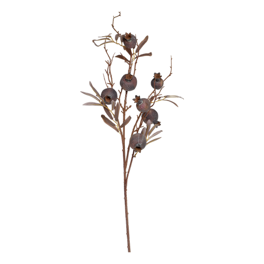 Kunstblume Zweig mit Samenkapsel