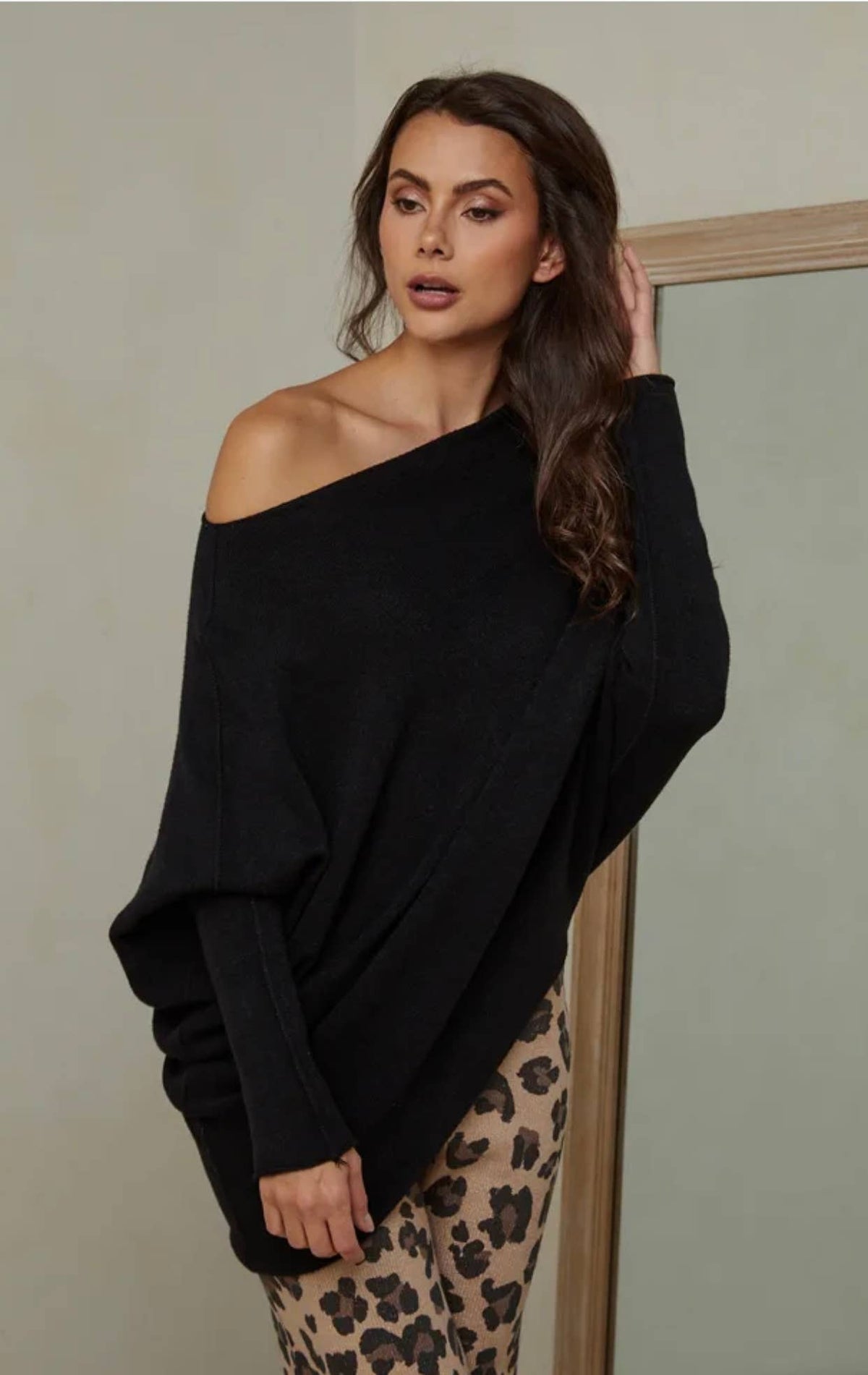 Pullover REF.7109: Schwarz
