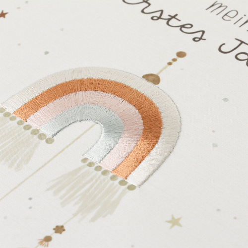 Baby Album mit Stickerei Mein erstes Jahr