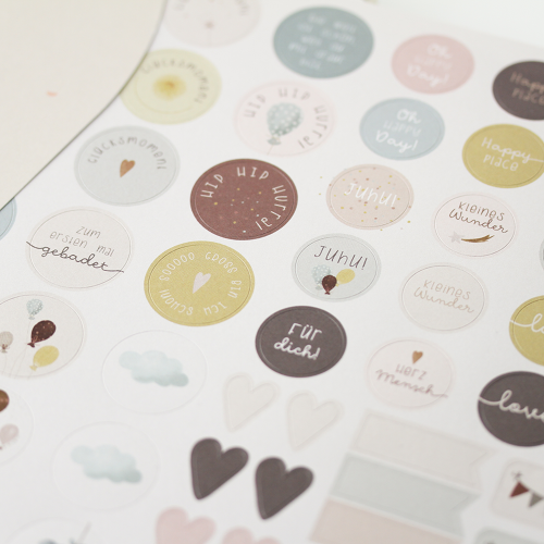 Baby Album mit Stickerei Mein erstes Jahr