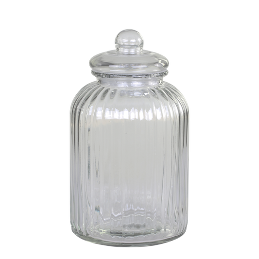 Aufbewahrungsglas mit Rillen