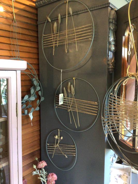 Metallringe mit Bändern 3er Set