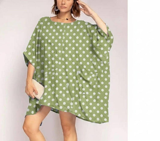 Tunika 100% Leinen: Bleusky