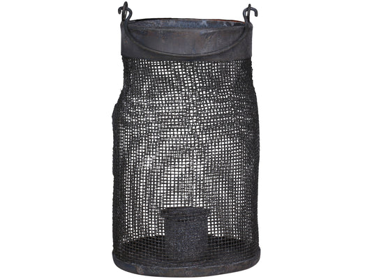 Windlicht / Ampel mit Netz klein