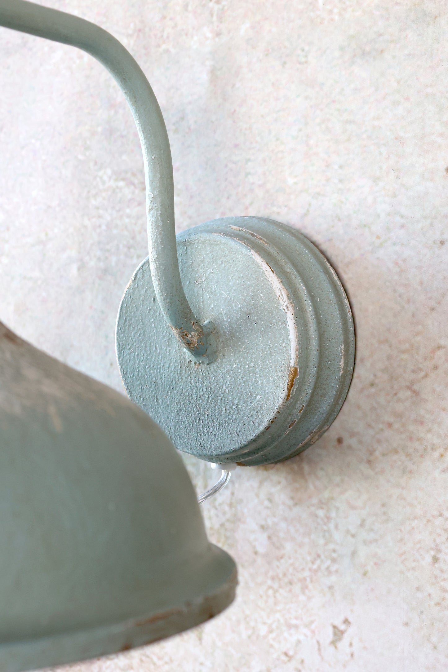 Wandlampe antique opal