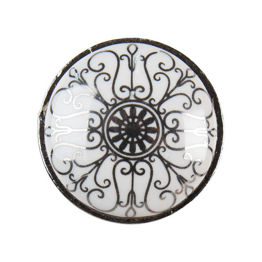 Möbelknopf klein mit Muster