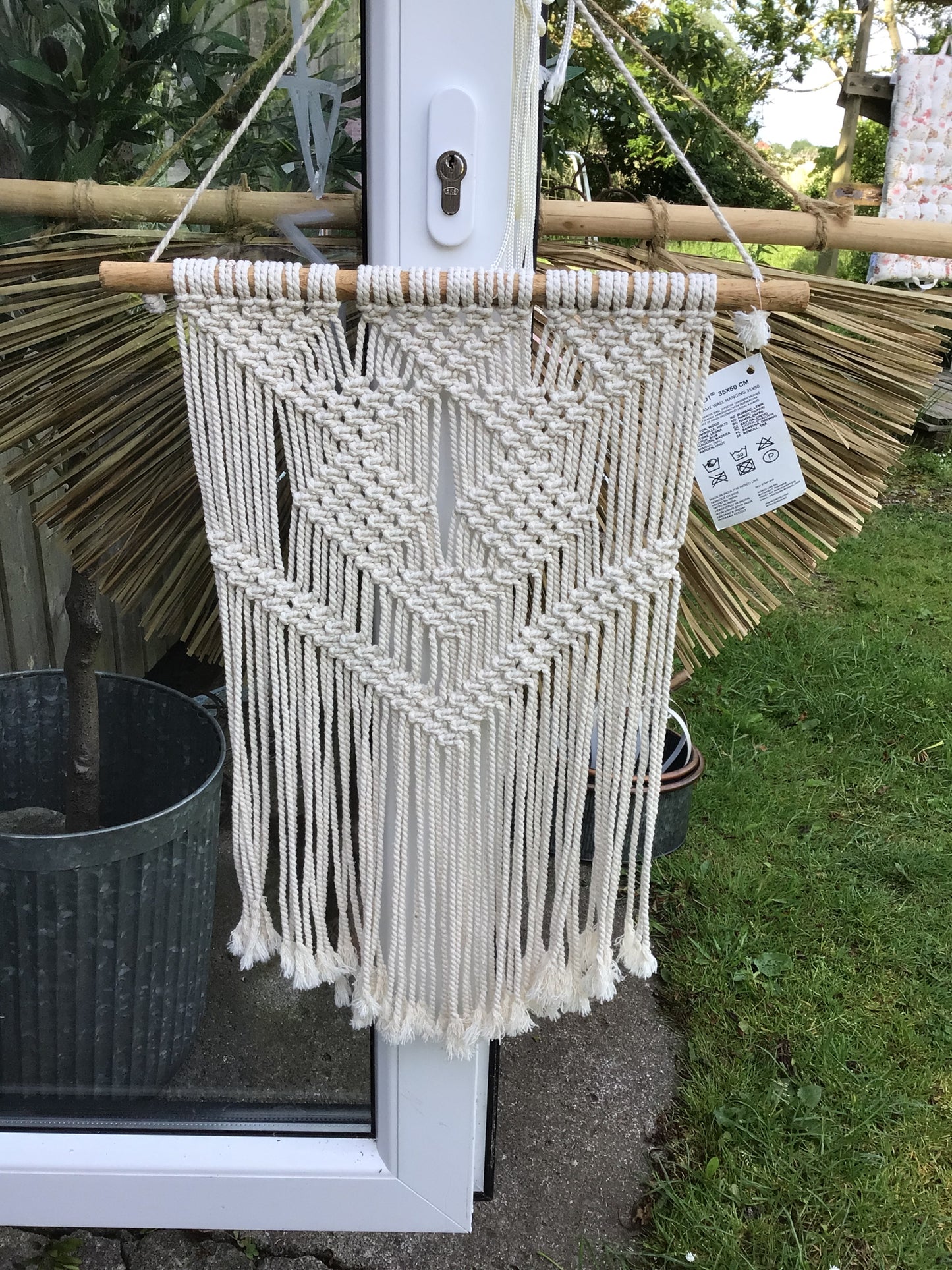 Wanddeko aus Makramee