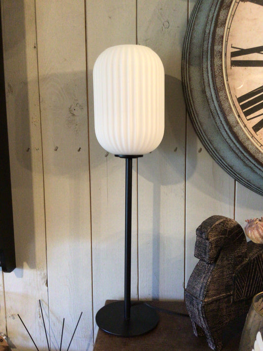 Tischlampe Cava weiß & schwarz