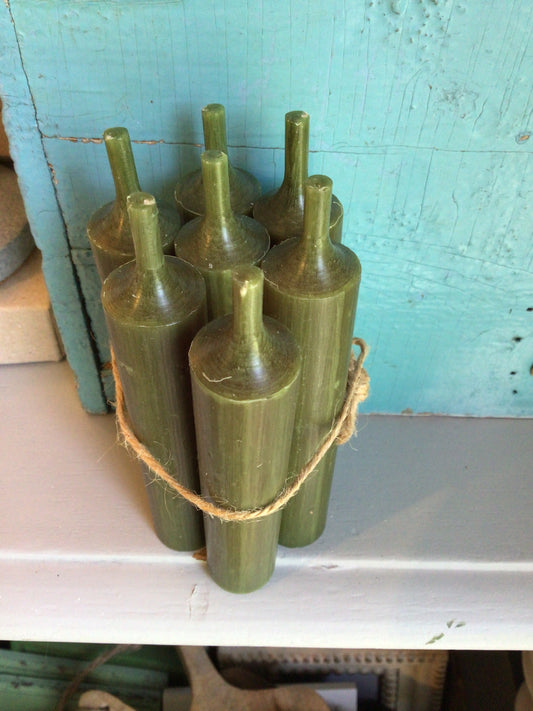 Mini Stabkerze Olive