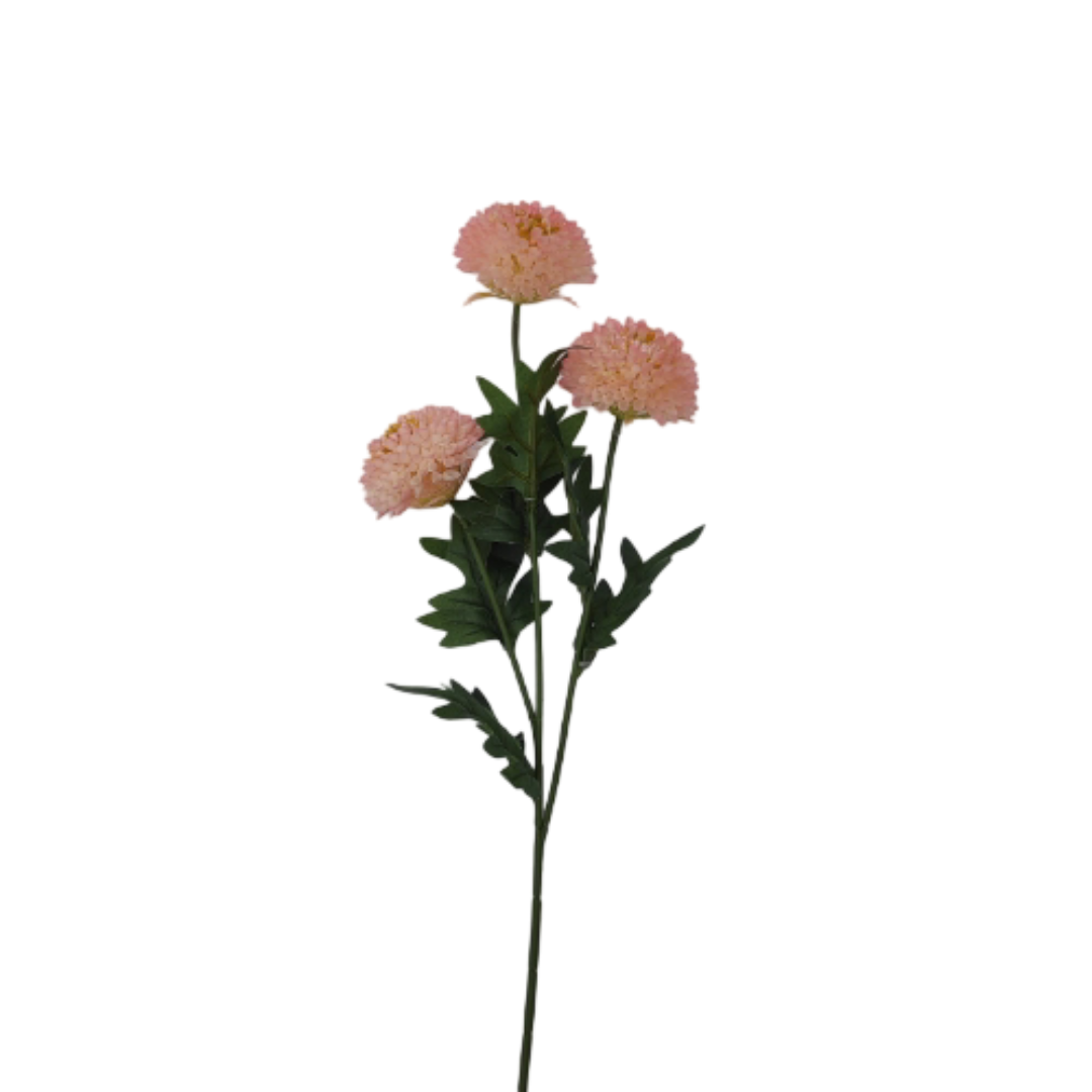Kunstblume Zinnie Rosé