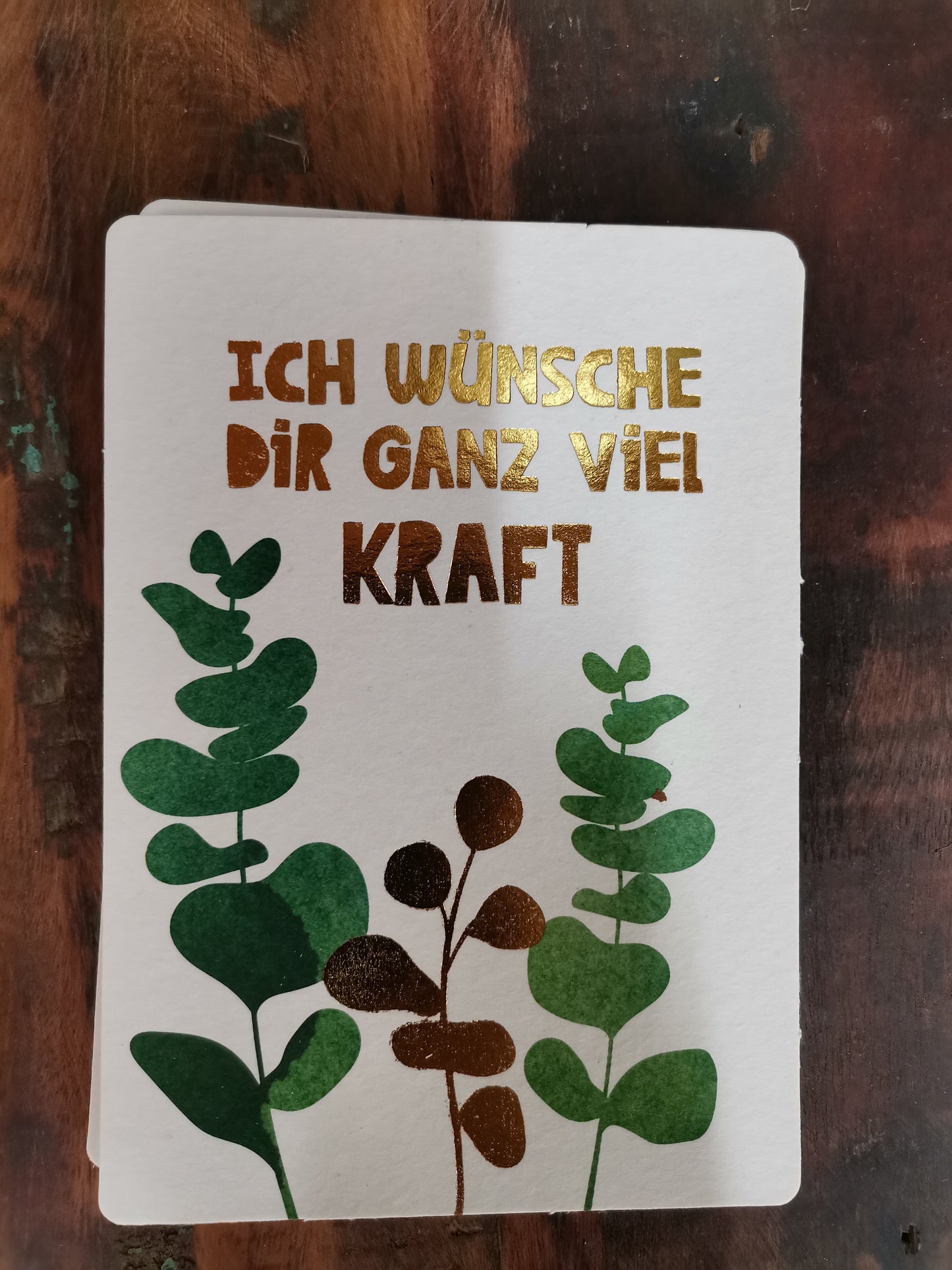 Postkarte "Ganz viel Kraft"