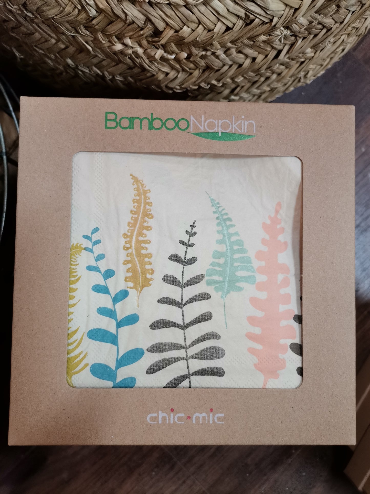 Serviette aus Bambus "Farn Forest"