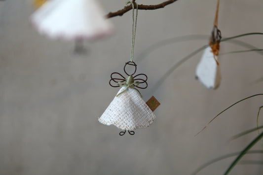 Mini Engelchen. Goldenes Kleeblatt