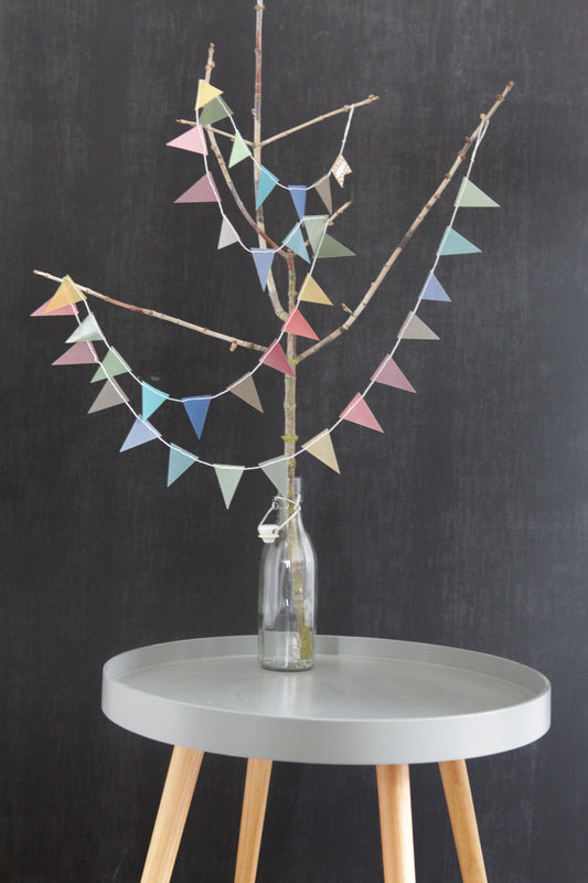 Konfettigirlanden. Wimpel