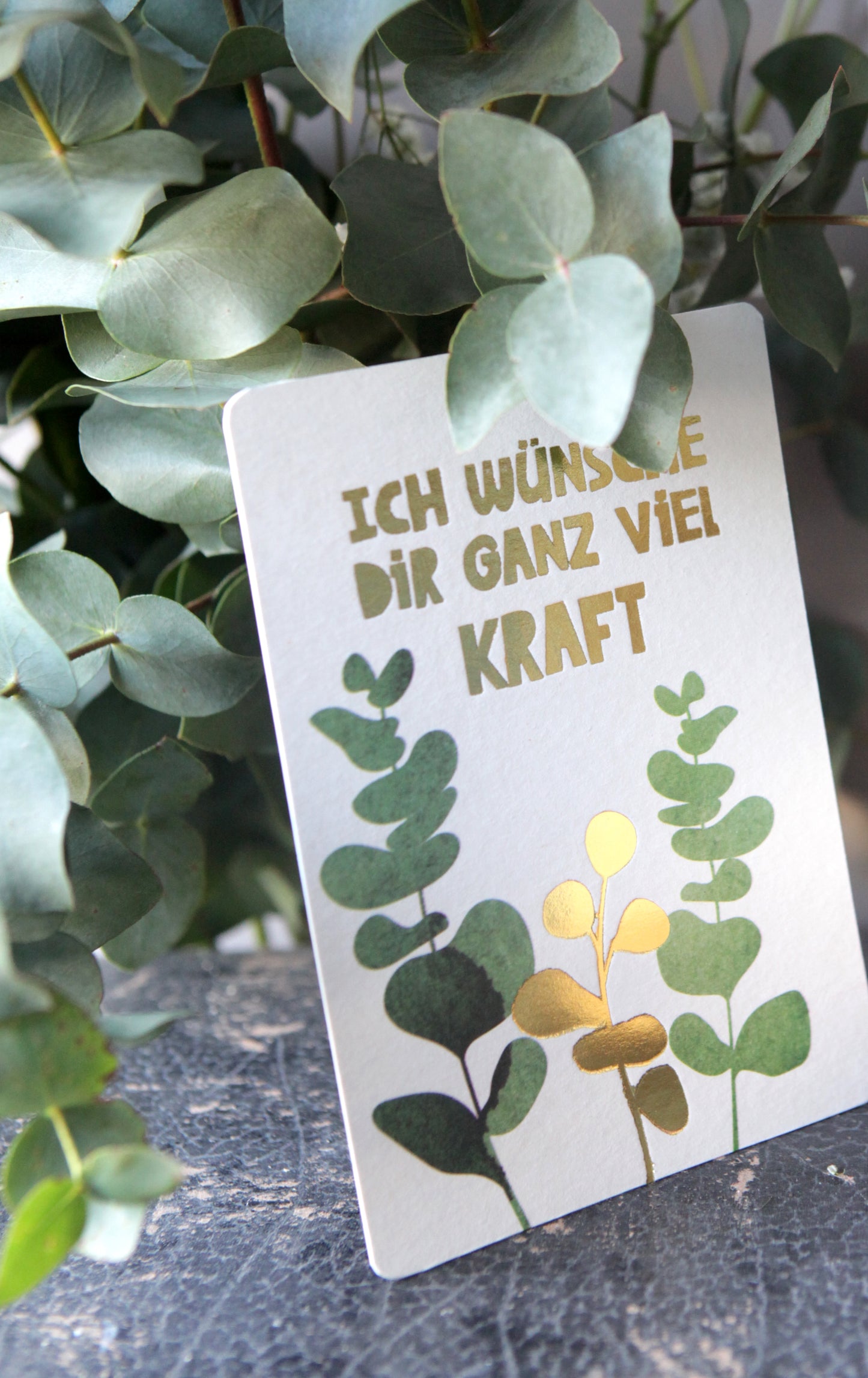 Postkarte "Ganz viel Kraft"