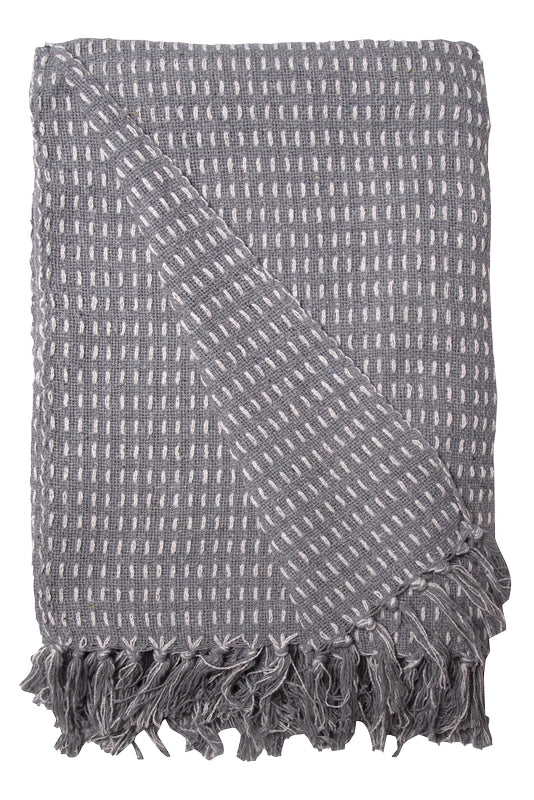 Decke Linien, Mitternachtsblau 130x180cm