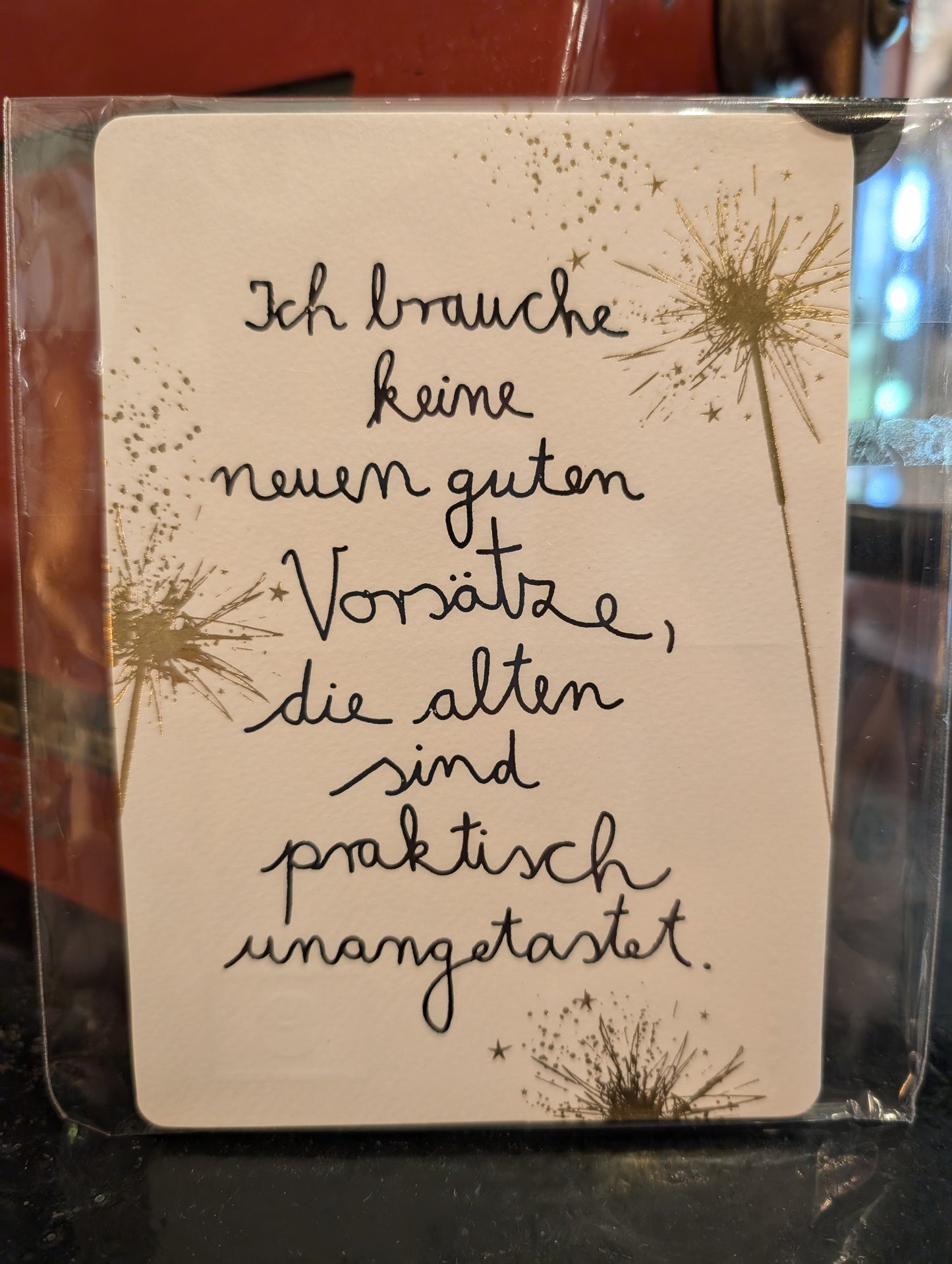 Winter Postkarten "Ich brauche keine..."