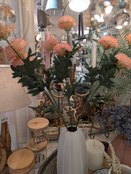Kunstblume Zinnie Rosé
