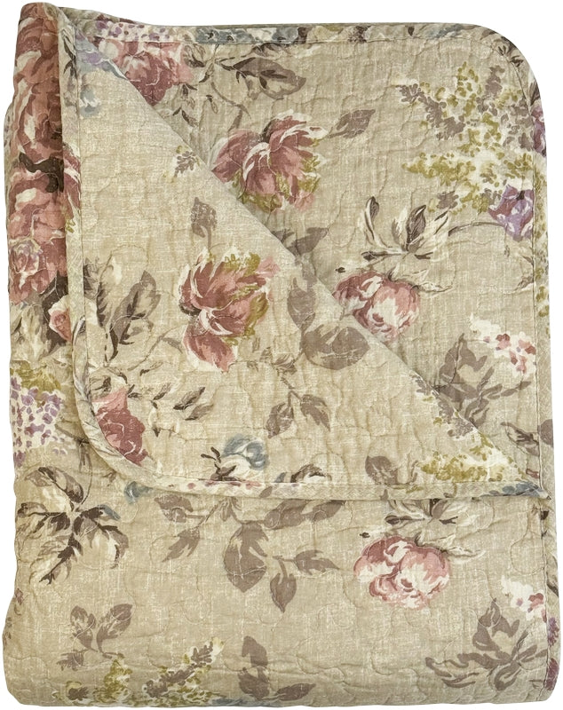 Decke / Tagesdecke / Quilt Ethnic Elina Rose 140x220 cm