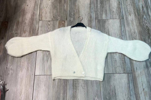 Wickeloberteil aus Mohair 7718: Ecru