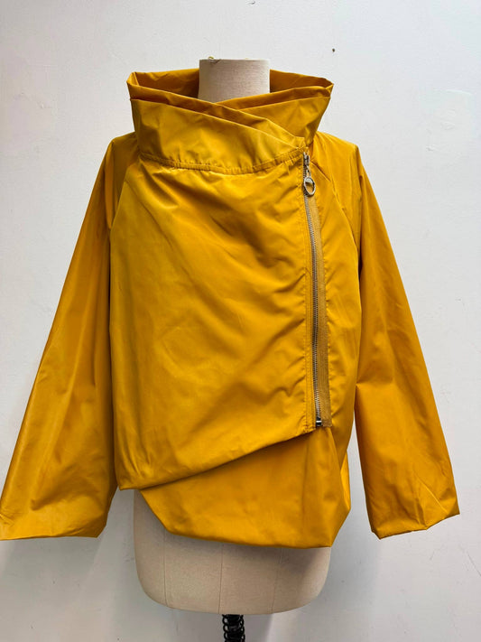 Leichte Damenjacke aus Polyester: Senf / Eine Größe 7158